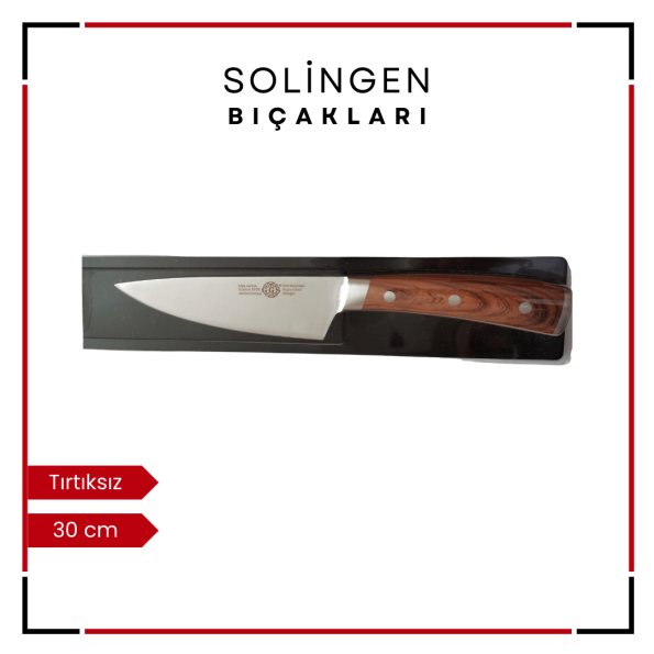Ahşap Saplı Şef Bıçağı-Solingen