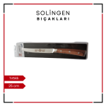 Ahşap Saplı Tırtıklı Doğrama Bıçağı-Solingen
