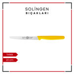Solingen Doğrama Bıçağı Tırtıklı Sarı-Solingen