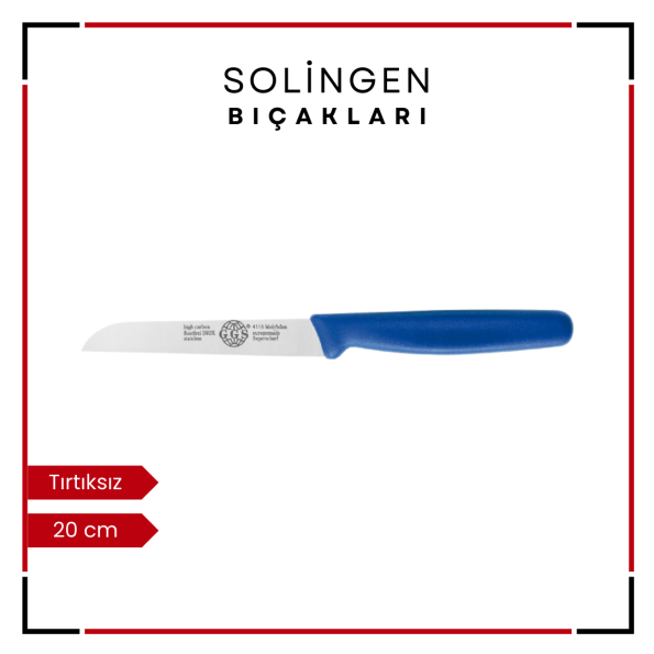 Solingen Doğrama Bıçağı Tırtıksız Mavi-Solingen